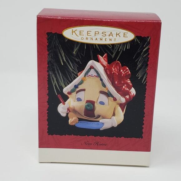 1995 Hallmark New Home Handcrafted Keepsake Holiday Christmas Ornament. - Picture 1 of 6